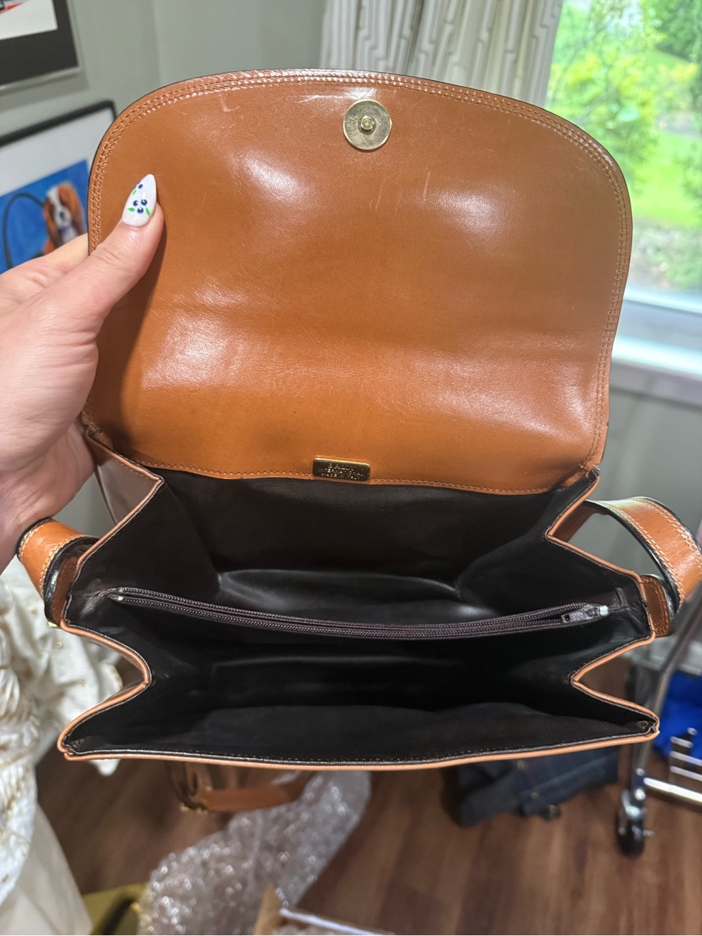 Vintage Bally Switzerland Brown Leather Horsebit Saddle Crossbody Bag - Picture 16 of 16